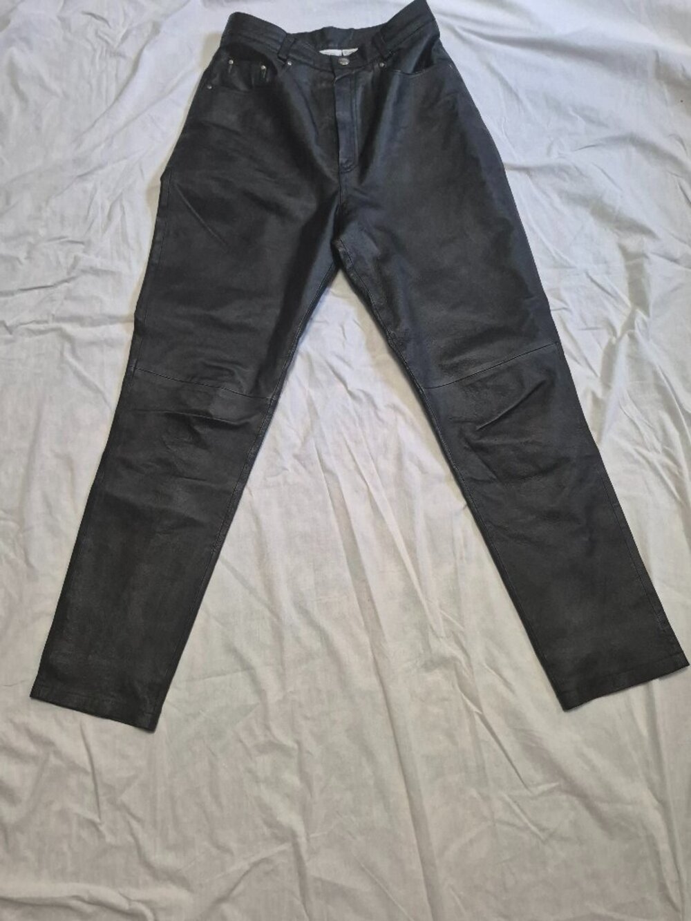 Black Leather Pants by Styleworks size 8 regular
